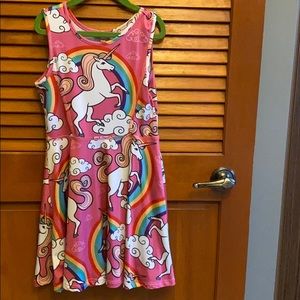 Girls Unicorn Dress 6/7